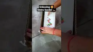 Unboxing ❌ Metro Sandal 👡 👡#unboxing#sandal#amzonproduct#trending#ytshorts#explorepage#amazonfinds