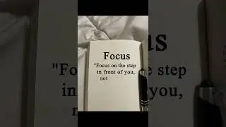 One Focus. One Goal. One You | Pushspire | #foryou #viral #shorts #quotes