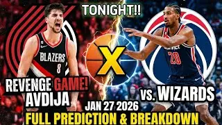 Deni Avdija&rsquo;s REVENGE? 😤 Blazers vs Wizards Prediction & Analysis | Jan 27, 2026