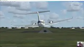 FSX: Cardiff to Anglesey with a King Air