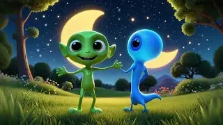 Two Tiny Aliens Wave Hello + More Nursery Rhymes & Kids Songs
