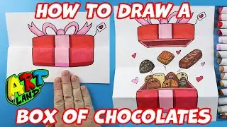 How to Draw Valentine's Day Box of Chocolates Folding Surprise