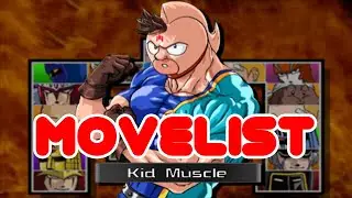Kid Muscle (Mantaro Kinniku) movelist - Ultimate Muscle LvNG (GCN)
