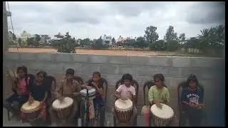 Easy to learn Djembe Rethyam Basic steps  Murthy #djembe #clases #music #reels #students #shorts #