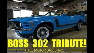 1970 Ford Mustang  Covertible Boss 302 Tribute 347ci V8 Automatic FOR SALE @ WWW.THIELMOTORS.COM