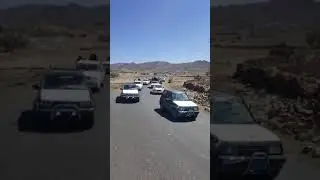 موكب تشيع جثمان  القاضي العلامة / صالح  علي حسين العيزري  رحمه الله محل عاثين انس