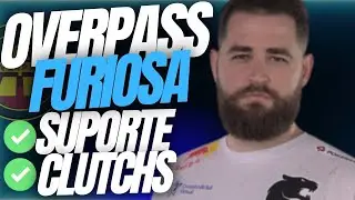 CS GO POV FURIA FALLEN- (39/26) PUG FACEIT EU (OVERPASS) YUURIH, ART E GUERRI