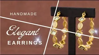 Classy DIY Earrings | Elegant Handmade Earrings at Home ✨