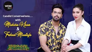 Mahira Khan & Fahad Mustafa in Candid Conversations , Quaid - e-Azam Zindabad