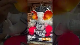Ganesh Making 2023 at Bhauraya Arts Solapur | Ganesh Painting | Ganpati Making 2023 | #shorts #short