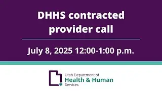 Звонок от поставщика услуг, заключившего контракт с DHHS, 07.08.2025.