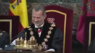 S.M el Rey preside la apertura del año judicial en el Tribunal Supremo