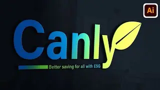 Candy Typography Letter Logo Design in Illustrator - Logo Design in Illustrator Easy Way