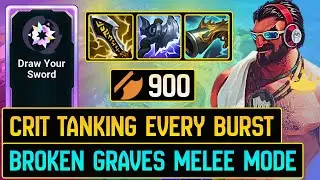 OP Draw Your Sword Graves: Melee Reset Brawls // No One Escapes | League Arena 5.0 Gameplay.