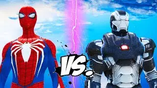 SPIDERMAN VS WAR MACHINE - EPIC SUPERHEROES BATTLE