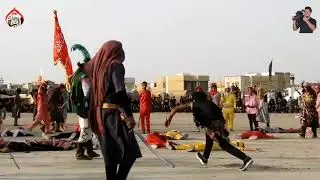 تشابيه مقتل الامام العباس ع موكب خدام ام البنين ع الناصرية المنصورية