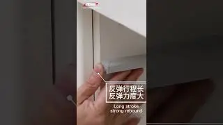 Cabinet door wardrobe free handle drawer push-pull invisible magnetic suction press #shorts #cabinet
