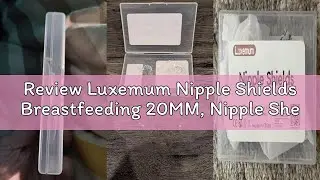 Review Luxemum Nipple Shields Breastfeeding 20MM, Nipple Shell Guards for Nursing Newborn Baby, BPA