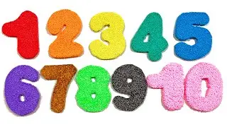 Aprendiendo Números con Plastilina de Bolas para Niños | Aprender a Contar