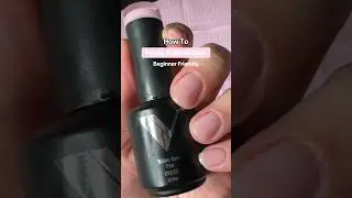 beginner friendly - simple & easy rubber base tutorial 💫 #tutorial #rubberbase #beginnernailtech