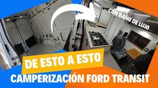 ➤CAMPERIZACIÓN COMPLETA DE FORD TRANSIT‼️