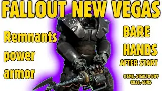 Fallout New Vegas Remnants power armor Bare hands