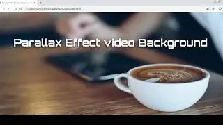 Parallax Effect Video Background using |  HTML | & | CSS | NO JAVASCRIPT