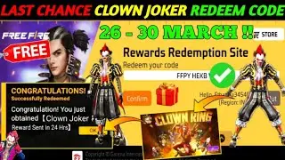 FREE FIRE REDEEM CODE TODAY 27 MARCH REDEEM CODE FREE FIRE | FF REDEEM CODE TODAY 27 MARCH