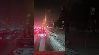 Ventisca en Toronto. La vida en Canad&aacute; nonse detiene, y salimos a trabajar. 