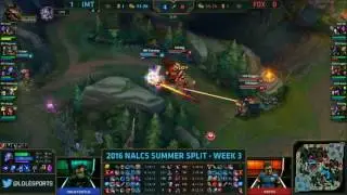 LoL Highlights FOX vs IMT Game 2   LCS NA Summer 2016 19 06 2016   Echo Fox vs Immortals