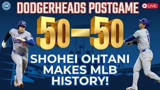 DodgerHeads После игры: Сёхей Отани становится первым игроком с результатом 50-50 и побивает реко...