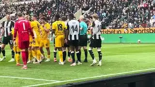 Anthony Gordon red card. Newcastle United v Brighton. 1.3.25