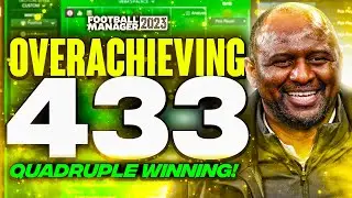 Viera's OVERACHIEVING 4-3-3 FM23 Tactics! (QUADRUPLE WINNING) | Football Manager 2023 Tactics