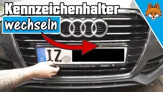 Kennzeichenhalter wechseln - einfache Anleitung 🚗✅