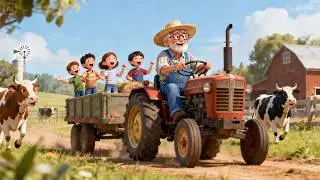 Old MacDonald Had a Farm | 3D Animated Nursery Rhyme | Kids Learn Farm Animals & Sounds