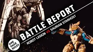 OPR GRIMDARK FUTURE | Robot Legion vs. Saurian Starhost | Road to OPR #5 | DICED