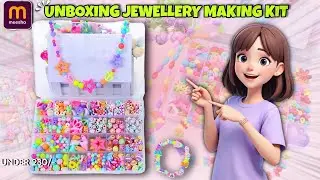 MEESHO JEWELLERY MAKING KIT 😱 | Under ₹230/- Unboxing Beads | Viral Craft Kit