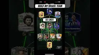 Build my Brazil Team 🇧🇷 #madfut #futbol #soccer #eafc24