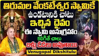 తిరుమల వేంకటేశ్వర స్వామికే ఉండటానికి చోటు ఇచ్చిన దైవం VENU GOPAL DEEKSHITHULU #sumantvspirituallife