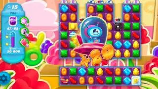 Candy Crush Soda Saga Level 706 BOOSTER FROM DAILY BONUS + RAINBOW ROAD