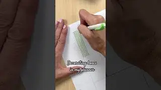 Planner Tip!- Using pens and pencils to decorate boxes! #planner #happyplanner #plannertips