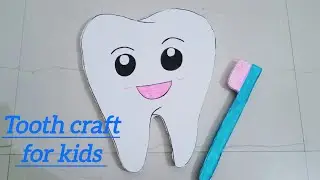 Tooth and brush Craft for Kids #craft , Tooth brush fancy dress competition , Rhymes Props