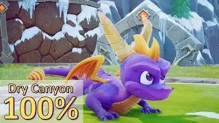 Spyro The Dragon Remastered | Dry Canyon 100% Walkthrough