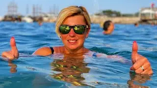 Турция 🇹🇷. Пляж самого бюджетного отеля. Отель Park Marina Resort 4*.Кириш . Кириш пляж.