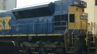 Rare CSX EMD SD80MAC Locomotive in Baltimore!