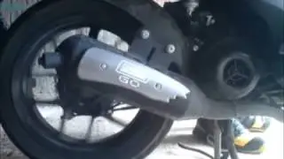 Giannelli exhaust on Aprilia SR motard 50 sound
