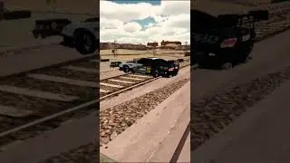 Машина VS поезд | новый тренд #automobile #cpm #carparkingmultiplayer #карпаркинг #2021