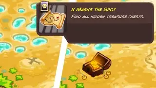 X Marks the Spot - Find All Hidden Treasure Chests | Kingdom Rush Vengeance Pirate Kings Achievement