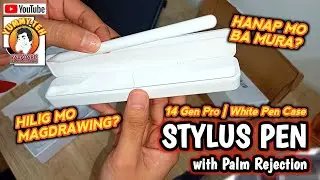 Stylus Pen with Palm Rejection | 14 Gen Pro | White Pen Case