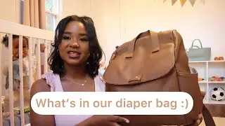 What&rsquo;s in our diaper bag | 8 month old baby | first time mom